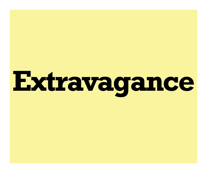 book cover - Extravagance
